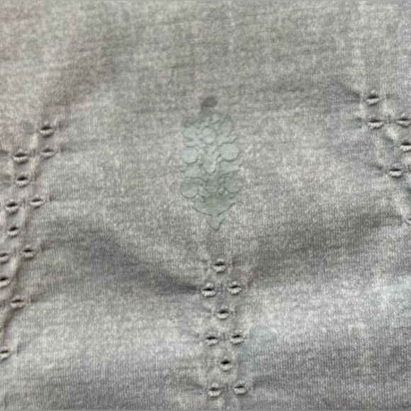 NWOT Free People Good Karma Hi Neck Layer Long Sleeve Top -Ice Grey Size XS - Picture 14 of 14